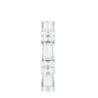 Rosec Jewels-Moissanite Round and Baguette Wedding Band