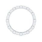 Princess Cut Moissanite Full Eternity Band for Women D-VS1 - Rosec Jewels