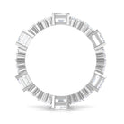 7 CT Designer Zircon Eternity Ring in Prong Setting AAAA - Rosec Jewels