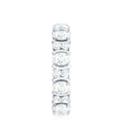 Rosec Jewels-Oval Cut Moissanite Full Eternity Wedding Band