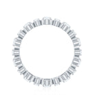 Rosec Jewels-Oval Cut Moissanite Full Eternity Wedding Band