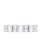 Rosec Jewels-Oval Cut Moissanite Full Eternity Wedding Band
