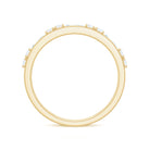 Rosec Jewels-Moissanite Half Eternity Stackable Band Ring