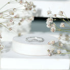 Rosec Jewels-Real Diamond Curved Enhancer for Engagement Ring