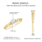 Rosec Jewels-Designer Moissanite Promise Ring for Her