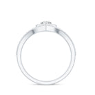 Heart Shape Lab Grown Diamond Bridal Ring Set Lab - ( EF-VS ) - Rosec Jewels