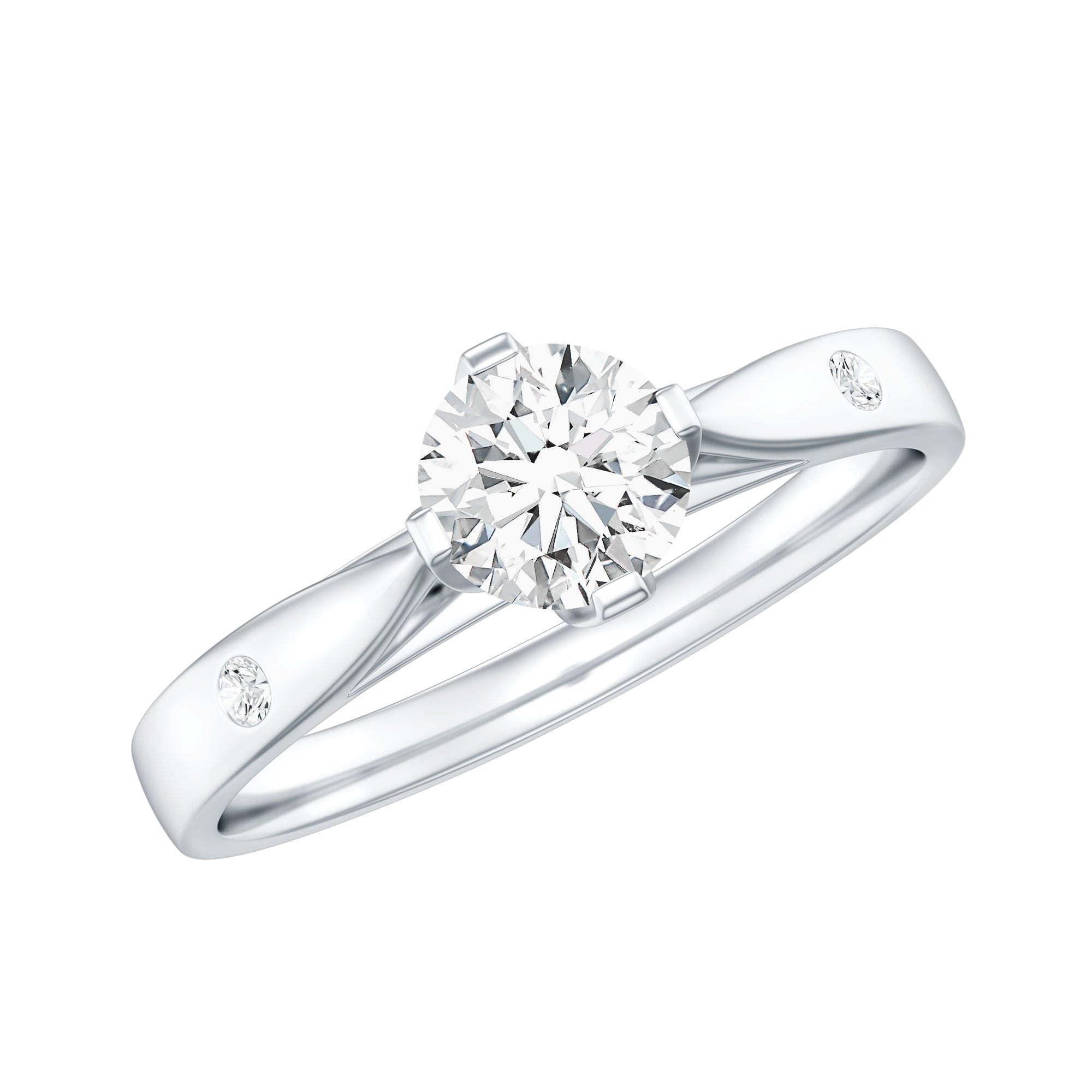 Lab Grown Diamond Solitaire Promise Ring