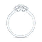 Certified 2 Carat Moissanite Vintage Inspired Engagement Ring in Silver D-VS1 92.5 Sterling Silver - Rosec Jewels