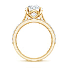 Rosec Jewels-IGI Documented 3 Carat Lab Grown Diamond Solitaire Bridal Ring Set
