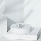 Certified 2 Carat Moissanite Solitaire Engagement Ring in Sterling Silver D-VS1 92.5 Sterling Silver 7 - Rosec Jewels