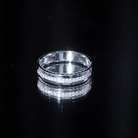 Certified Moissanite Classic Wedding Band Ring D-VS1 - Rosec Jewels