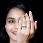 Rosec Jewels-Oval Cut Aquamarine Eternity Wedding Band