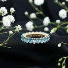 Rosec Jewels-Oval Cut Aquamarine Eternity Wedding Band