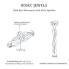 Oval Cut Moissanite Braided Engagement Ring D-VS1 - Rosec Jewels