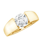 Rosec Jewels-IGI Graded 2 Carat Lab Grown Diamond Engagement Ring for Men