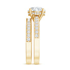 Rosec Jewels-IGI Certified 2 Carat Lab Grown Diamond Engagement Ring with Wedding Band