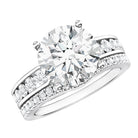 Rosec Jewels-IGI Verified 4 Carat Lab Grown Diamond Engagement Ring with Enhancer