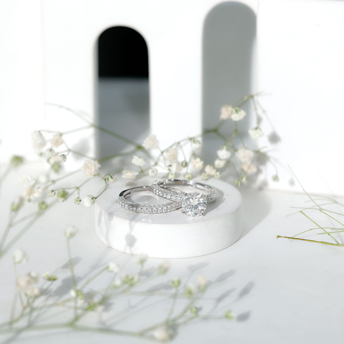 Rosec Jewels-IGI Certified 2 Carat Lab Grown Diamond Engagement Ring with Enhancer