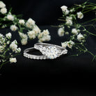 Rosec Jewels-IGI Certified Lab Grown 2 Carat Diamond Engagement Ring and Wedding Band Set