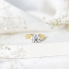 Rosec Jewels-IGI Graded 2 Carat Lab Grown Diamond Solitaire Wedding Ring Set