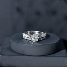 Rosec Jewels-2 Carat Lab Grown Diamond Wedding Ring Set with IGI Certificate