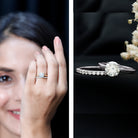 Rosec Jewels-IGI Authenticated Lab Created 2 Carat Diamond Solitaire Wedding Ring Set