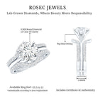 Rosec Jewels-IGI Verified 2 Carat Lab Grown Diamond Solitaire Engagement Ring with Ring Guard