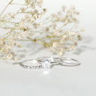 Rosec Jewels-IGI Documented 2 Carat Lab Grown Diamond Trio Bridal Ring Set for Women