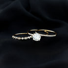 Rosec Jewels-IGI Documented 2 Carat Lab Grown Diamond Trio Bridal Ring Set for Women