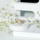 Rosec Jewels-IGI Authenticated 1 Carat Lab Diamond Antique Wedding Ring Set of 3