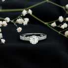 Rosec Jewels-2 Carat Round Lab Grown Diamond Classic Engagement Ring with IGI Certificate