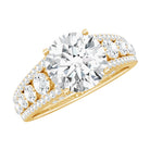 Rosec Jewels-IGI Verified Lab Grown Diamond 2 Carat Engagement Ring with Side Stones