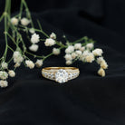 Rosec Jewels-IGI Verified Lab Grown Diamond 2 Carat Engagement Ring with Side Stones