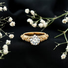 Rosec Jewels-2 Carat Lab Grown Diamond Nature Inspired Engagement Ring with IGI Certificate