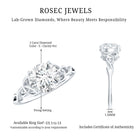 Solitaire 2 Carat Lab Grown Diamond Celtic Engagement Ring with IGI Certificate Lab - ( E-VS1 ) - Rosec Jewels