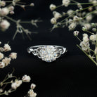 Rosec Jewels-Solitaire 2 Carat Lab Grown Diamond Celtic Engagement Ring with IGI Certificate