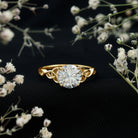 Rosec Jewels-Solitaire 2 Carat Lab Grown Diamond Celtic Engagement Ring with IGI Certificate