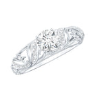 Rosec Jewels-IGI Certified 1 Carat Lab Created Diamond Vintage Looking Engagement Ring