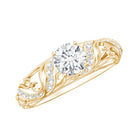Rosec Jewels-IGI Certified 1 Carat Lab Created Diamond Vintage Looking Engagement Ring