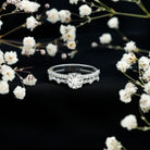 Rosec Jewels-1 Carat IGI Verified Lab Grown Diamond Double Band Engagement Ring