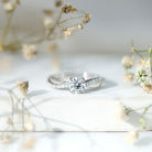 Rosec Jewels-IGI Graded 1 Carat Lab Grown Diamond Solitaire Engagement Ring