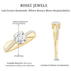 Rosec Jewels-IGI Graded 1 Carat Lab Grown Diamond Solitaire Engagement Ring