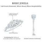 Rosec Jewels-1 Carat Lab Grown Diamond Engagement Ring with IGI Certification