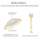 Rosec Jewels-1 Carat Lab Grown Diamond Engagement Ring with IGI Certification