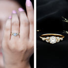 1 Carat Lab Grown Diamond Engagement Ring with IGI Certification Lab - ( E-VS1 ) - Rosec Jewels