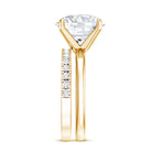 Rosec Jewels-5 Carat Solitaire Lab Grown Diamond Ring Set with IGI Certificate