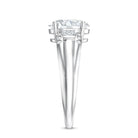 IGI Graded 2 Carat Lab Grown Oval Diamond Statement Ring Lab - ( E-VS1 ) - Rosec Jewels