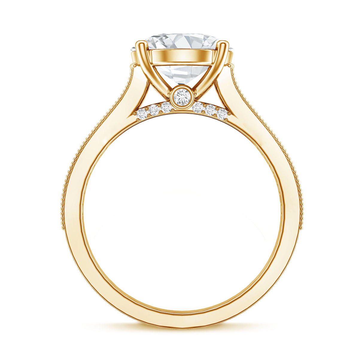 Rosec Jewels-IGI Documented Solitaire Lab Grown Diamond 3 Carat Engagement Ring