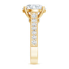 Rosec Jewels-5 Carat Lab Grown Diamond Cathedral Engagement Ring with IGI Certificate