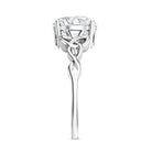 IGI Verified 3 Carat Round Cut Lab Grown Diamond Celtic Engagement Ring Lab - ( E-VS1 ) - Rosec Jewels